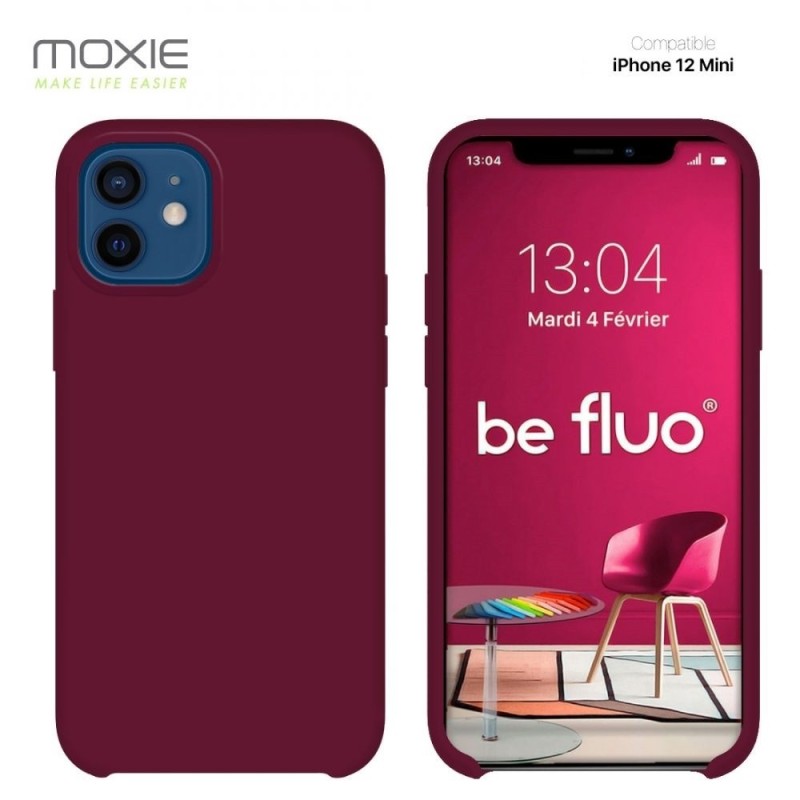 Moxie Befluo iPhone 12 MINI LIE DE VIN