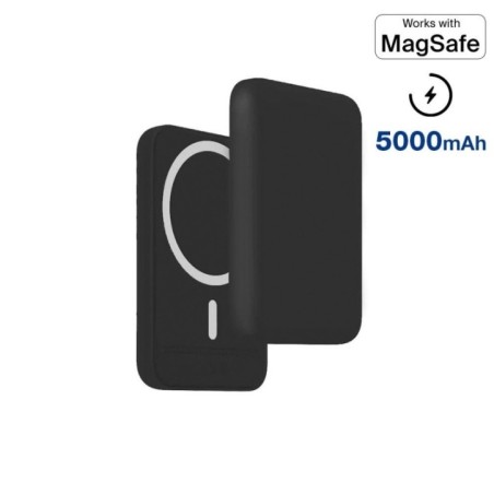 Batterie de secours compatible MagSafe              5000 mah - Noir
