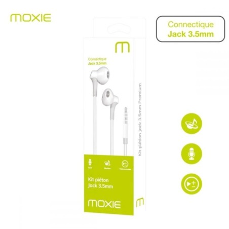 Kit piéton avec entrée Jack - blanc