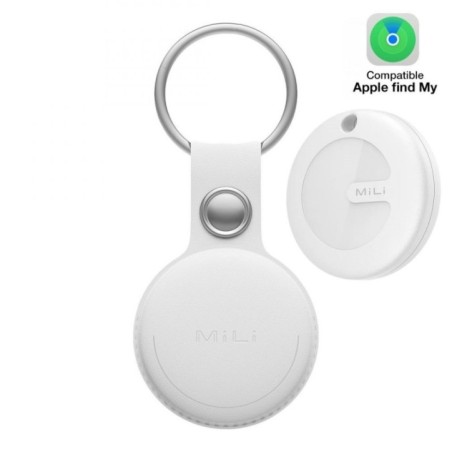 Localisateur avec Porte Clefs Apple Find My - Blanc